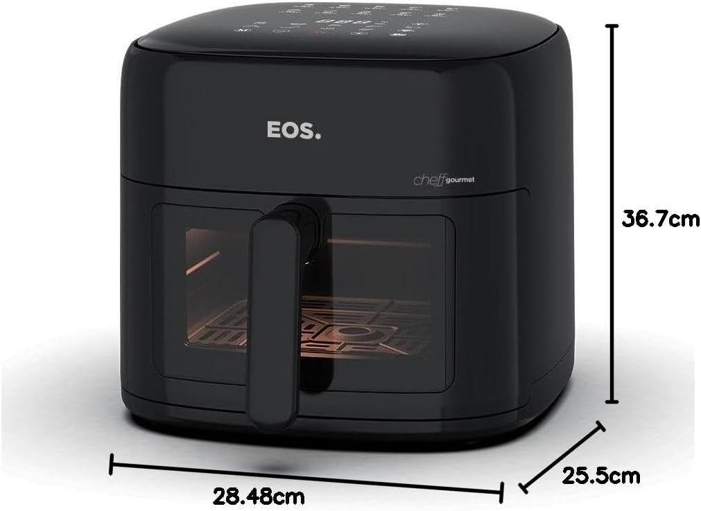 Air Fryer Eos Chef Gourmet 6.2 Litros Digital Preta 127V