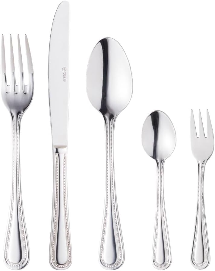 Faqueiro de Aço Inox Pérola 30 Peças WOLFF
