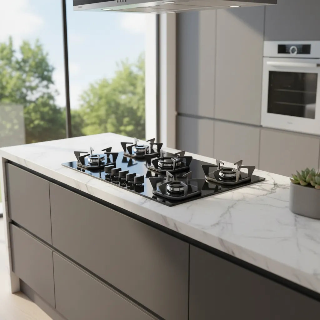 Fogão Cooktop 5 Bocas Clarice com Mega Chama Bivolt