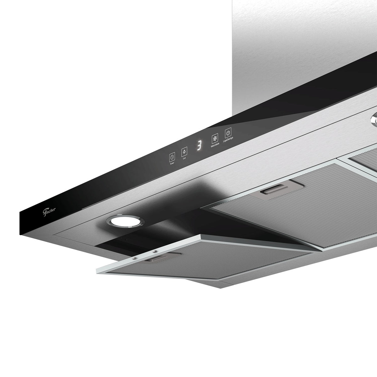 Coifa Fischer Platinium 90cm Parede Controle por Gesto