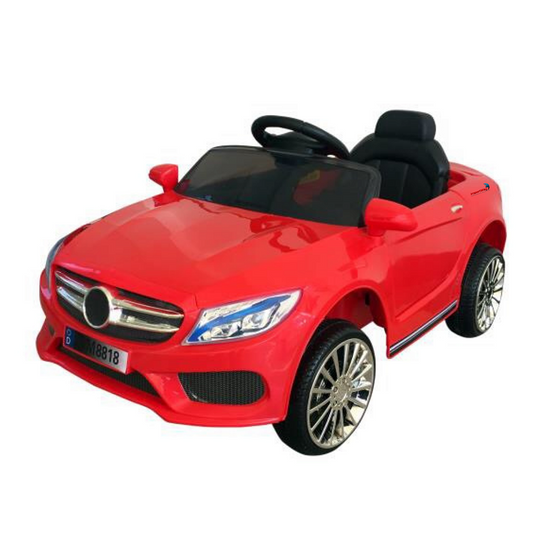 MINI CARRO ELÉTRICO INFANTIL COM CONTROLE REMOTO IMPORTWAY 6V BW007VM - VERMELHO