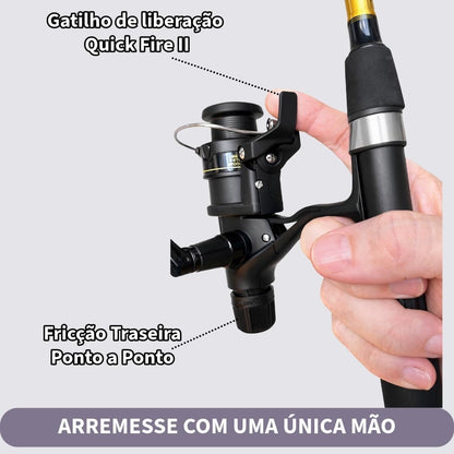 Molinete Shimano IX 4000R Traseiro Para Pesca