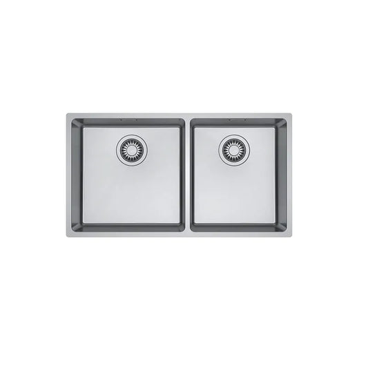 Cuba Dupla Franke Linea FEX 220-40/34 Aço Inox 80x44cm Com Acessórios Embutir ou Sobrepor