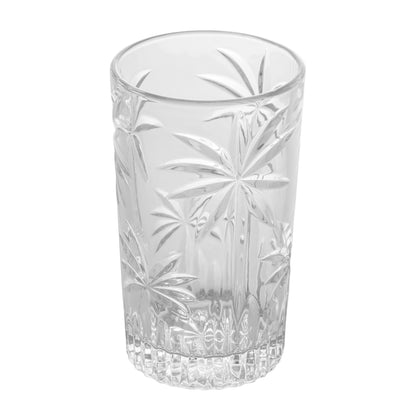 Wolff Conjunto 6 Copos Altos Palm Tree 360ml Cristal Ecológico