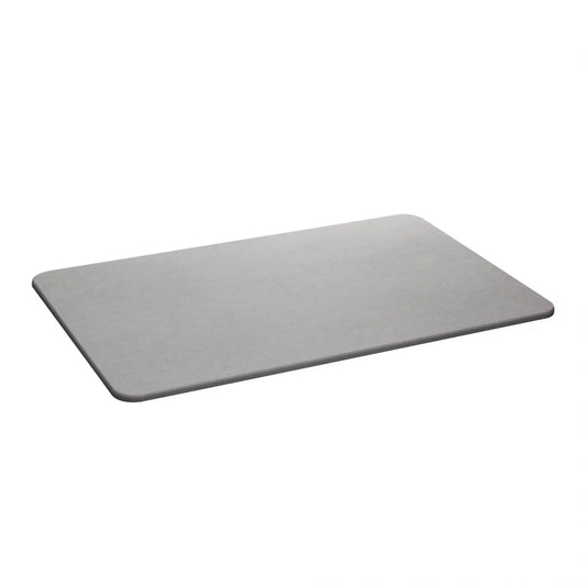 Tapete para Banheiro Stone 60cm x 39cm Cinza Pedra Diatomita - Lyor