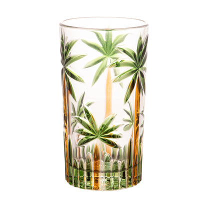Conjunto Jarra 1,2L 6 Copos 330ml Cristal Palm Tree Wolff