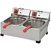 Fritadeira Elétrica 2 Cubas 6L 220V Marchesoni Inox