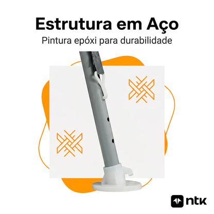 Gazebo Camp Nautika 3x3m Branco Tenda Dobrável Proteção Solar