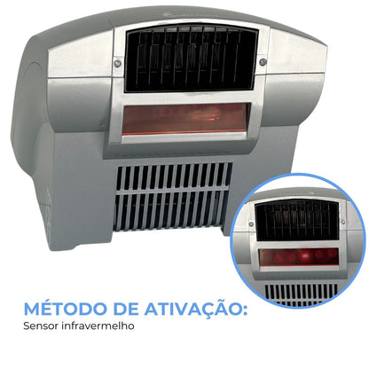 Secador de Mãos Automático Importway Sensor 127V 1500W Cinza Parede