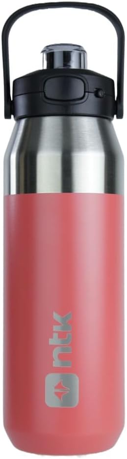 Garrafa Térmica Isomax 1L Aço Inoxidável NTK Rosa