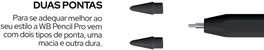 Caneta Pencil PRO WB Para Apple Preta