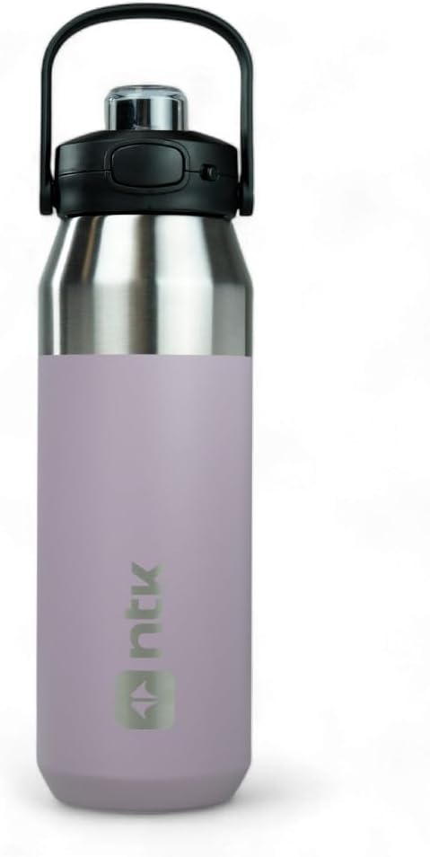 Garrafa Térmica Isomax 1L Aço Inoxidável NTK Roxa