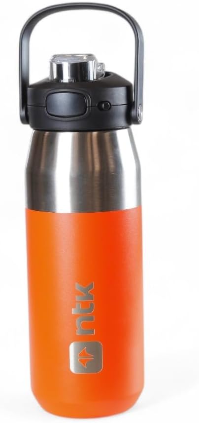 Garrafa Térmica Isomax 750ml Aço Inoxidável NTK Laranja