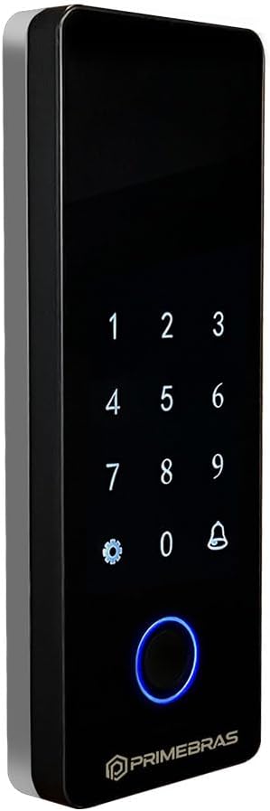 FECHADURA DIGITAL BLUETOOTH PRIMEBRAS ATHENAS VIDRO