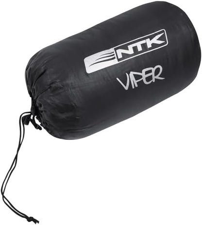Saco de Dormir Solteiro NTK Viper Preto e Laranja