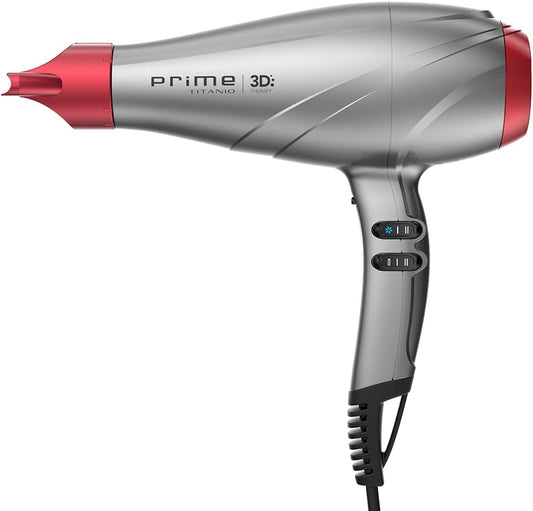 Secador De Cabelo Prime Titânio 3D - 127V