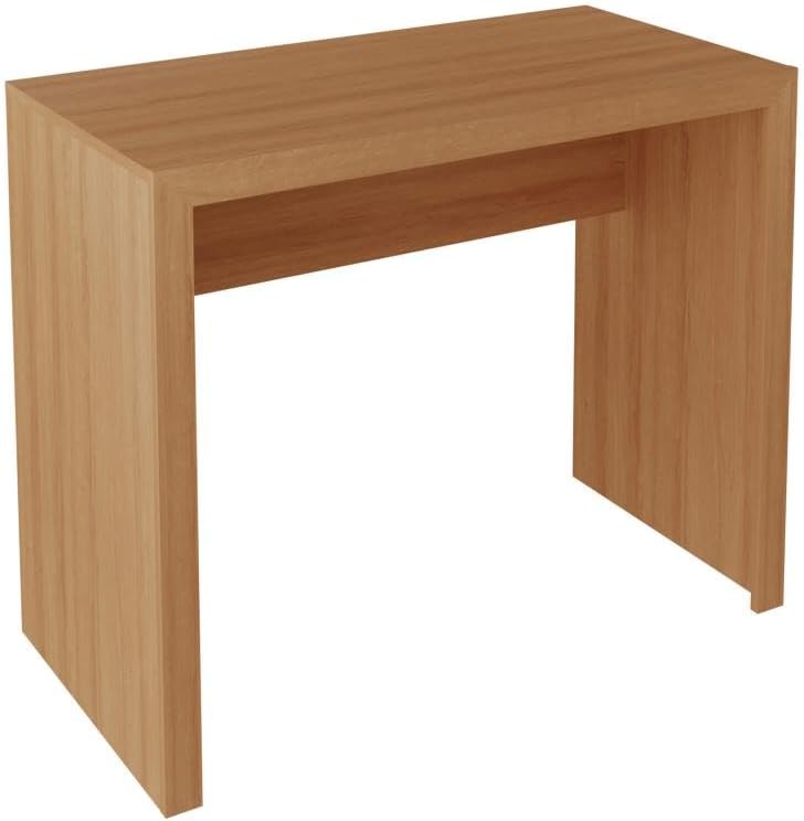 Mesa Escrivaninha Para Computador Home Office Me4139 Amêndoa Tecno Mobili