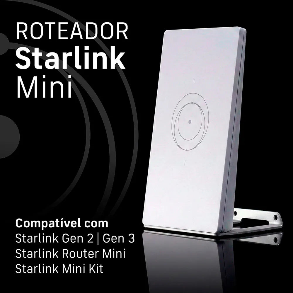 Roteador Starlink Mini Gen 3 WiFi 6 Tri-Band Mesh IP56 UTR-251 Branco