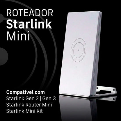 Roteador Starlink Mini Gen 3 WiFi 6 Tri-Band Mesh IP56 UTR-251 Branco