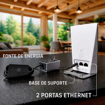 Roteador Starlink Mini Gen 3 WiFi 6 Tri-Band Mesh IP56 UTR-251 Branco