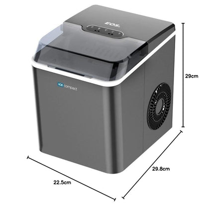 Máquina de Gelo EOS 12Kg Cinza
