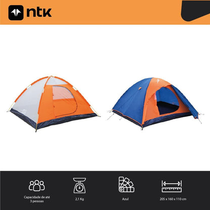 Barraca de Camping 2/3 Pessoas Falcon NTK