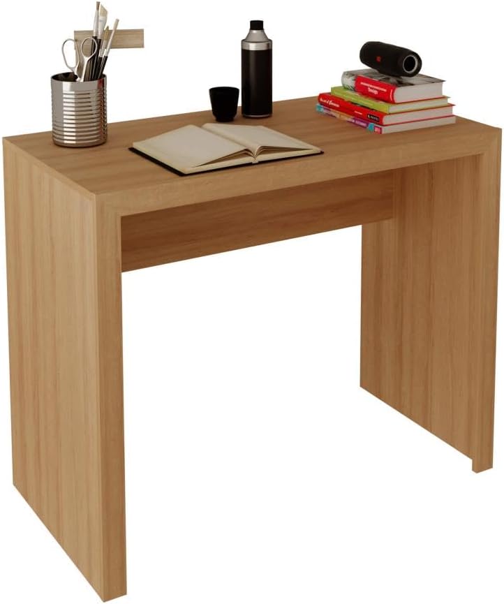 Mesa Escrivaninha  Me4139 Amêndoa Tecno Mobili