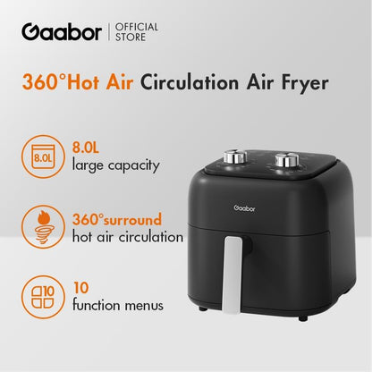 Air Fryer Fritadeira Elétrica 6,5L AF-80M02AS - GAABOR