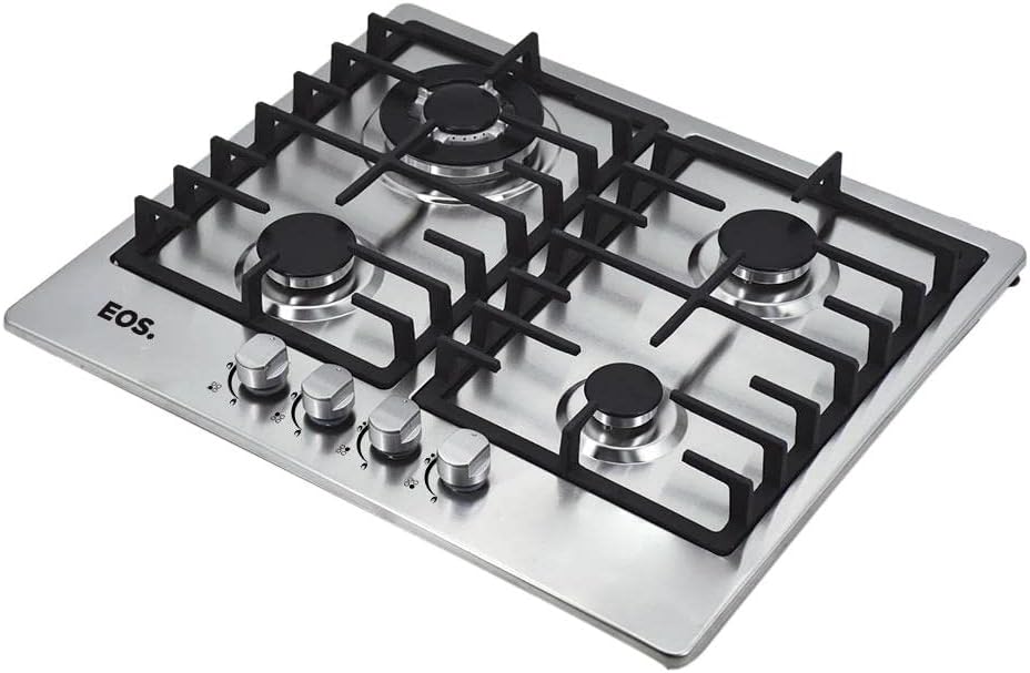 Cooktop a Gás 4 Bocas EOS Inox ECG04 Bivolt