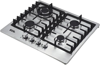 Cooktop a Gás 4 Bocas EOS Inox ECG04 Bivolt