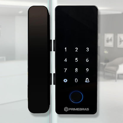 FECHADURA DIGITAL BLUETOOTH PRIMEBRAS ATHENAS VIDRO