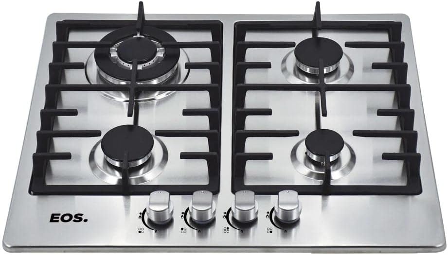 Cooktop a Gás 4 Bocas EOS Inox ECG04 Bivolt
