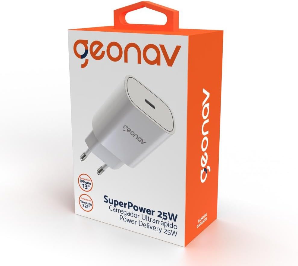 Carregador SuperPower 25W – Carregador Ultrarrápido para Smartphones