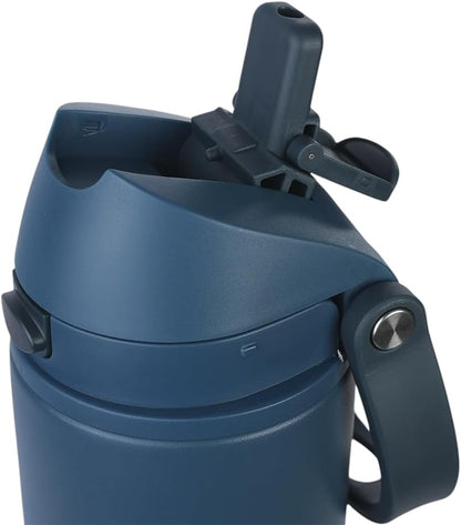 Garrafa Térmica Isomax Straw 710ml NTK Azul