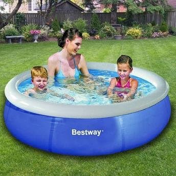 Piscina Inflável Fast Set 1.000L 1,68mx51cmcm Bestway Azul