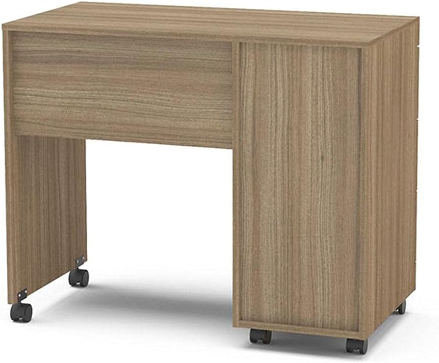 Mesa para Computador 3 Gavetas Osaka Castanho - Politorno