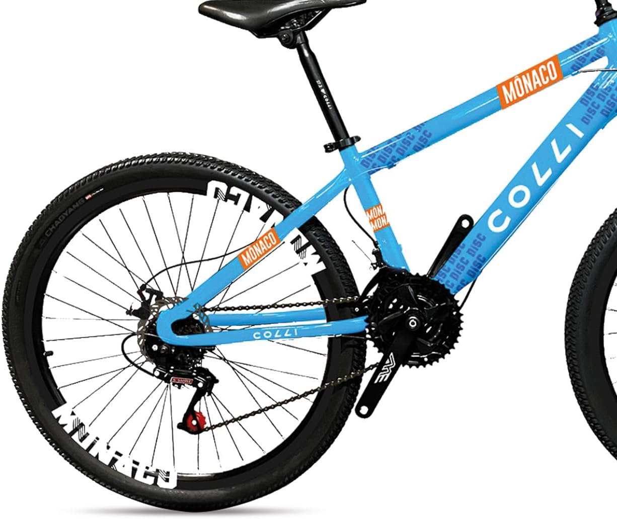 BICICLETA COLLI MONACO A.26 F.DISCO 21V- AZUL CHMPANHE