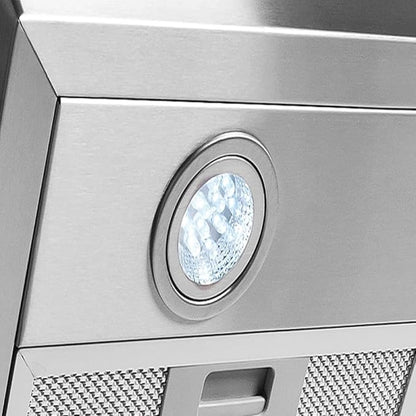 Coifa De Parede Fogatti Vidro Curvo Slim Inox 4 E 6 Bocas 90cm