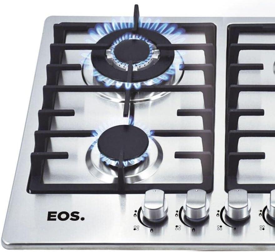 Cooktop a Gás 4 Bocas EOS Inox ECG04 Bivolt