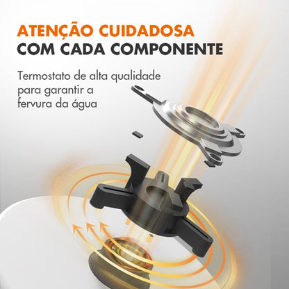 Chaleira Elétrica 1,7L Aço Inox Gaabor