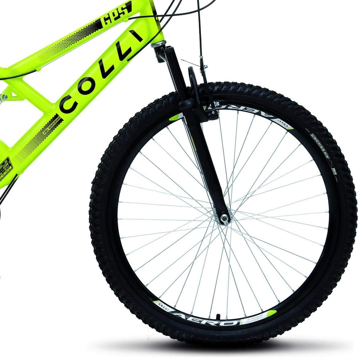 BICICLETA COLLI GPS A.26 AERO TAM 19 - AMARELO NEON