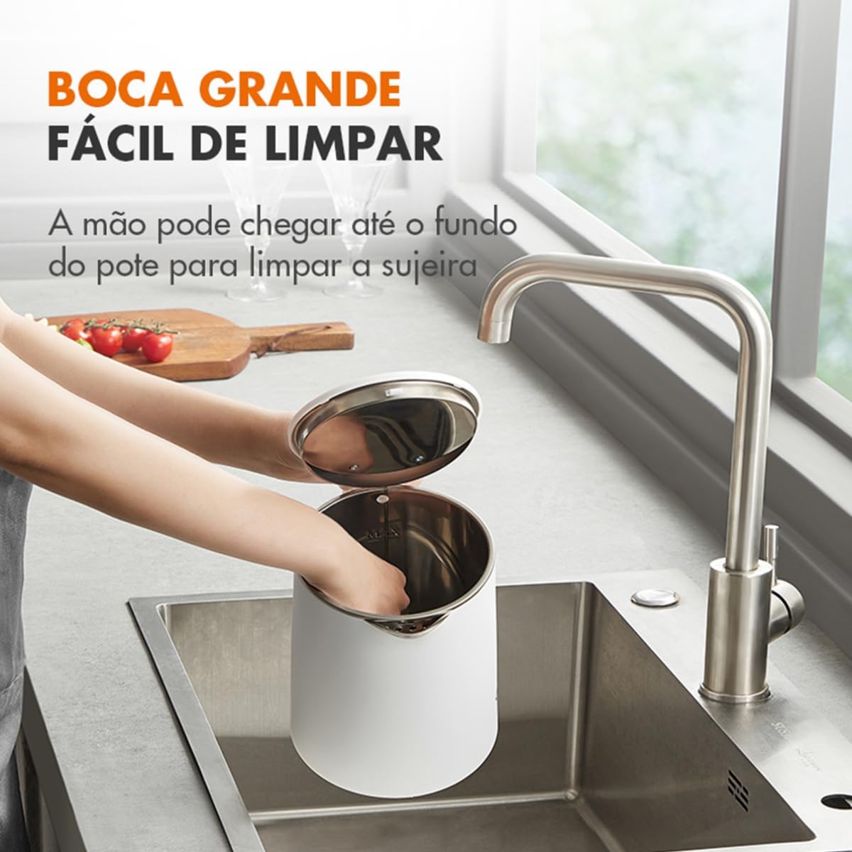 Chaleira Elétrica 1,7L Aço Inox Gaabor