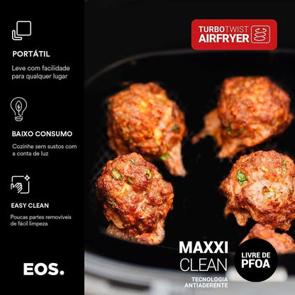 Air Fryer Eos Chef Gourmet 6.2 Litros Digital Preta 127V