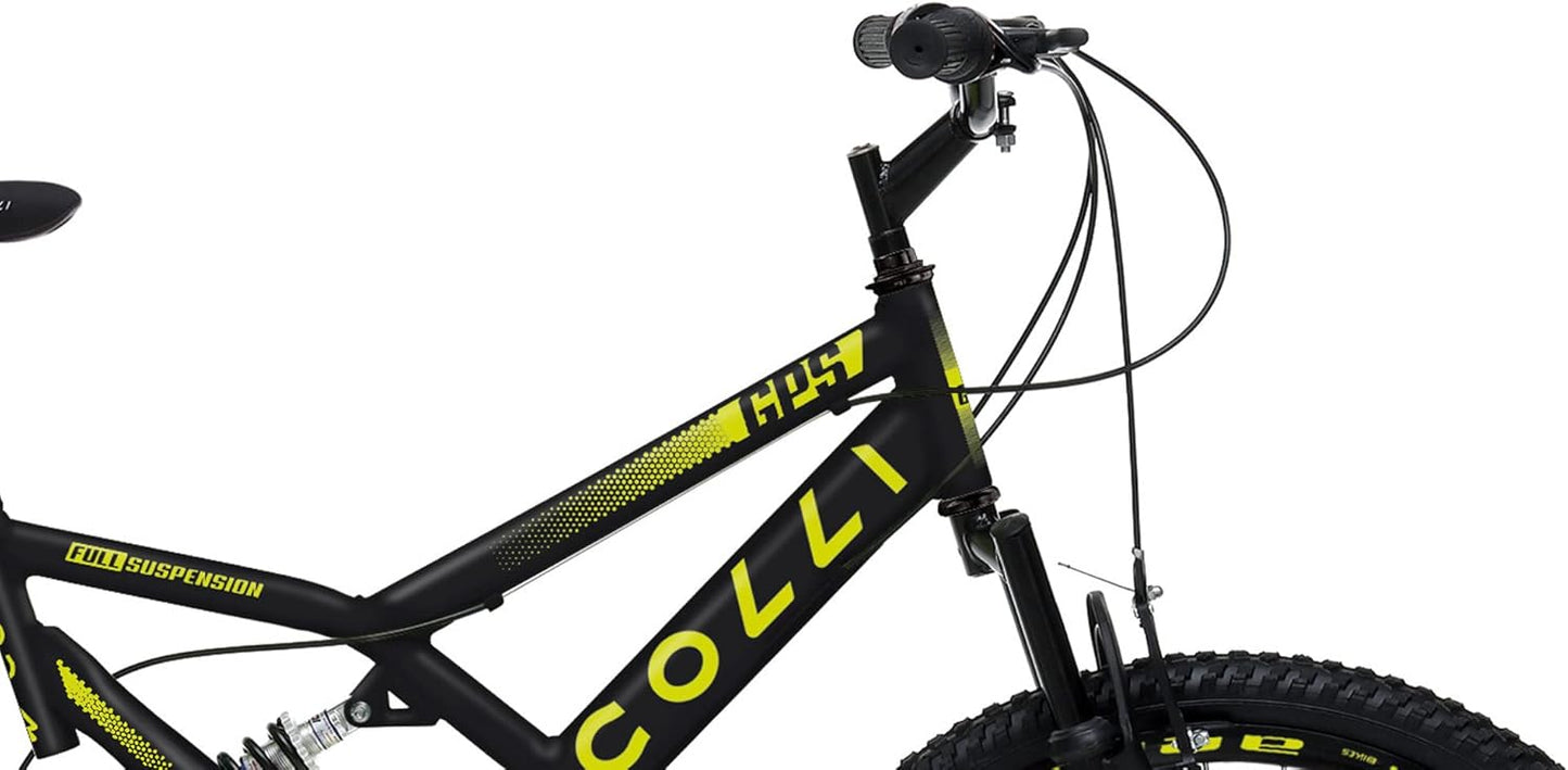 BICICLETA COLLI GPS A.26 AERO TAM 19 - PRETO COM AMARELO