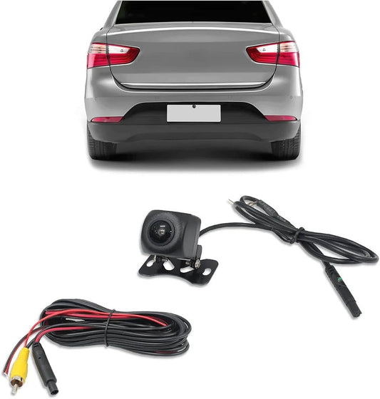 Câmera de Ré ou Frontal Roadstar RS180BR Plus 180° CMOS IP67/IP68 Linhas de Estacionamento Ajustáveis Visão Ampla