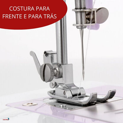 Máquina De Costura Multifuncional Portátil Bivolt Com Kit de Costura Importway