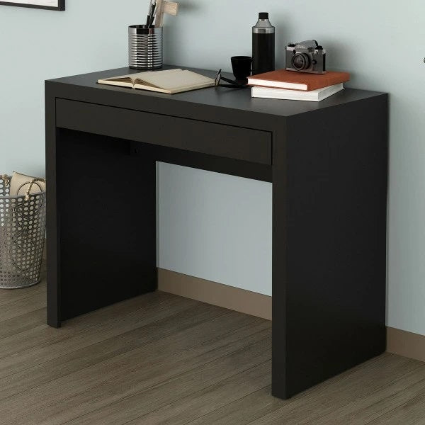 Mesa Escritório Com Gaveta Home Office Tecno Mobili ME4107 MDP Preta