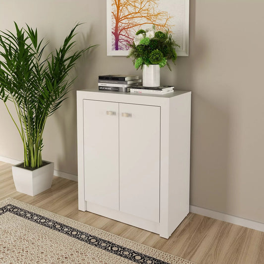 Balcão Para Escritório 2 Portas Me4103 Tecno Mobili Branco