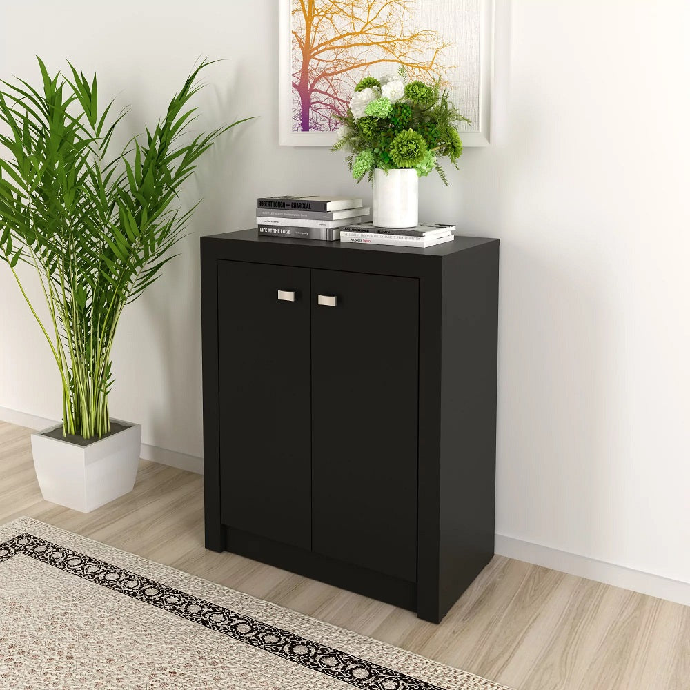 Balcão Multiuso 2 Portas 1 Prateleira Me4103 Tecno Mobili Preto