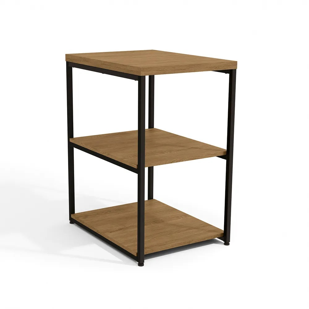Mesa de Apoio Estante Industrial Kappesberg Freijó